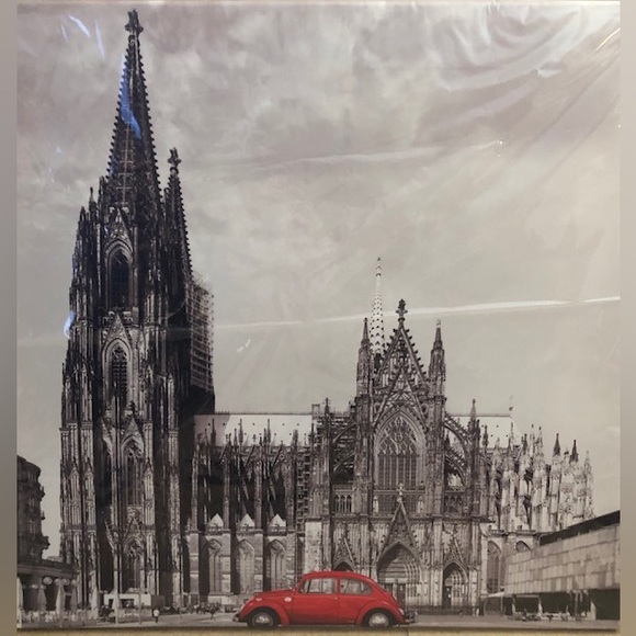 Set of 4 Wrapped Canvas Wall Art City Landmarks New York Prague Hungary Germany - Picture 5 of 5